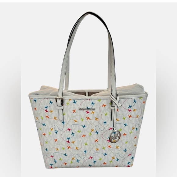 Michael Kors Limited Edition Airplane Motif Tote - Picture 1 of 6